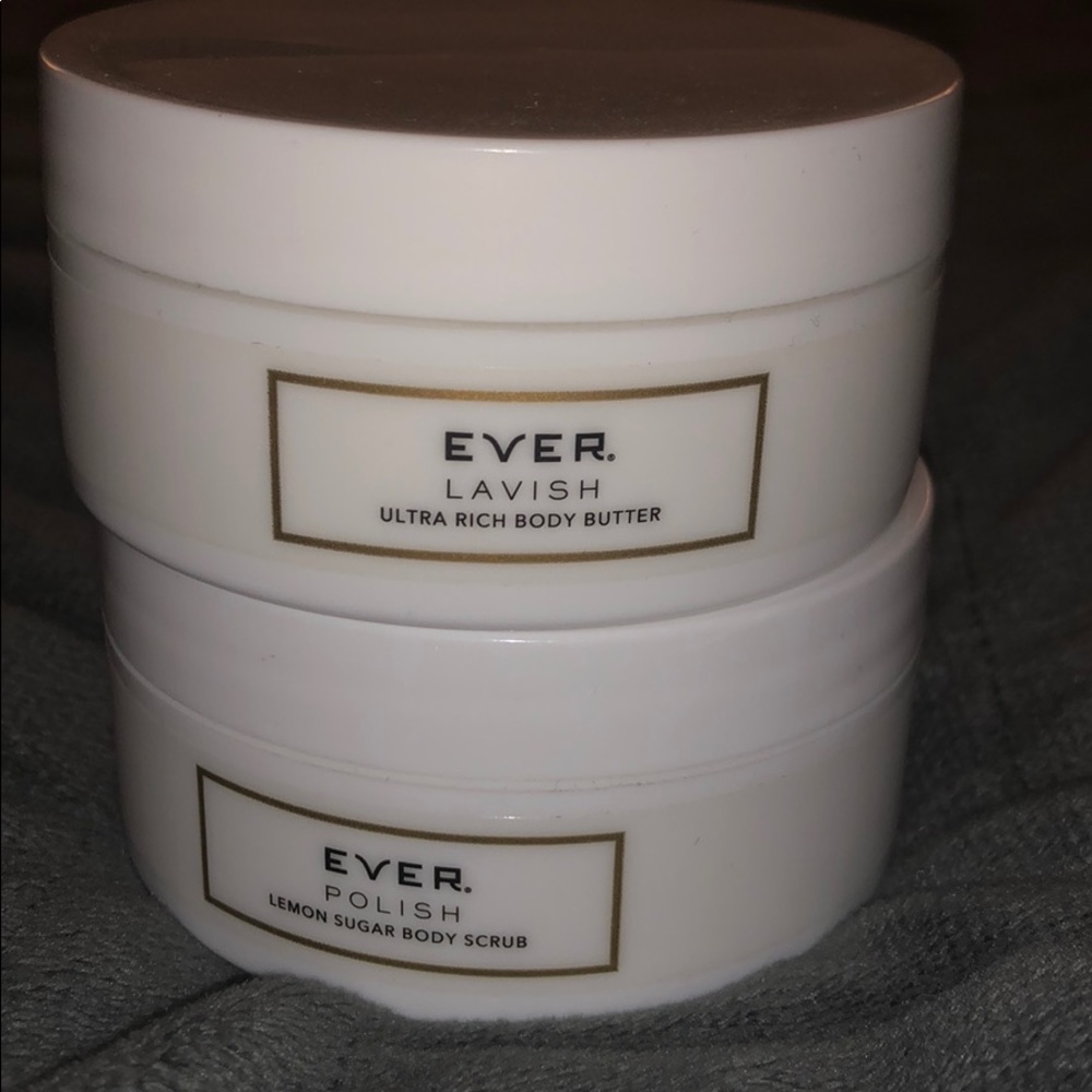 EVER Body Scrub & Body Butter - brand new
